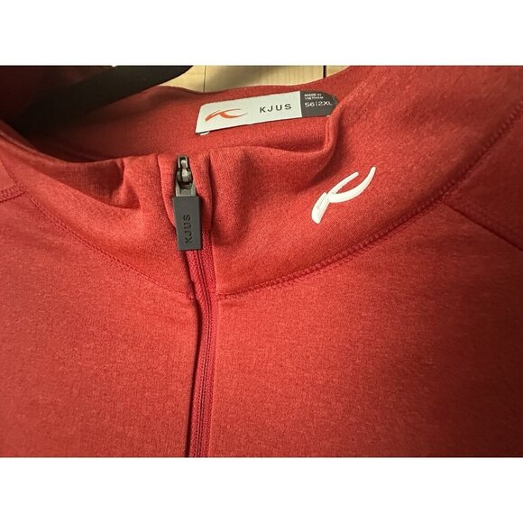 KJUS Kallen Half Zip Golf Shirt Mens 56 / XXL Long Sleeve UPF 50 - Picture 3 of 7